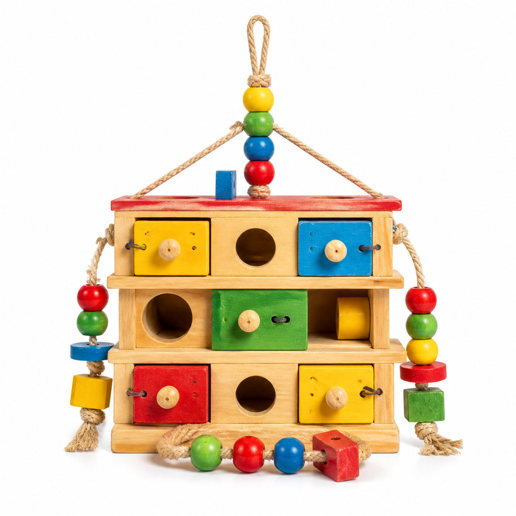 100% Natural Wood Bird Perch - Safe Perch for Parrots