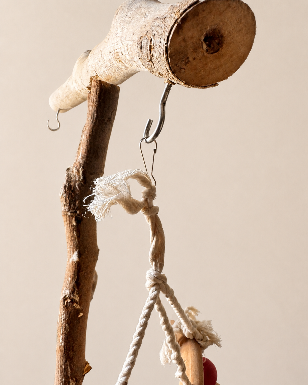 Hanging Bird Play Stand with Toys