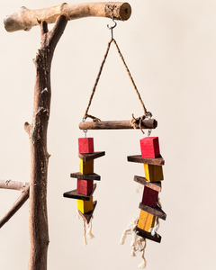 Colorful Wooden Chew Toy - Foraging Blocks