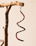 Colorful Wooden Bead Spiral Bird Toy - Chew & Climb Enrichment