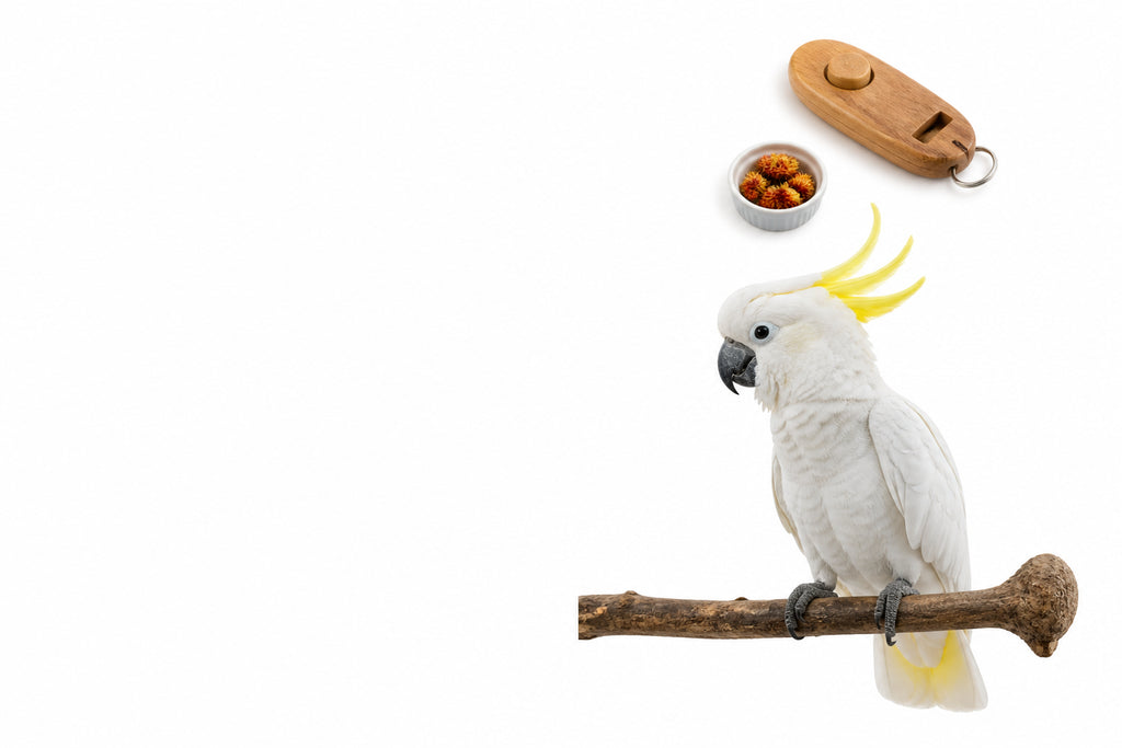 Colorful Bird Bow Perch - Curved Natural Wood for Parrots