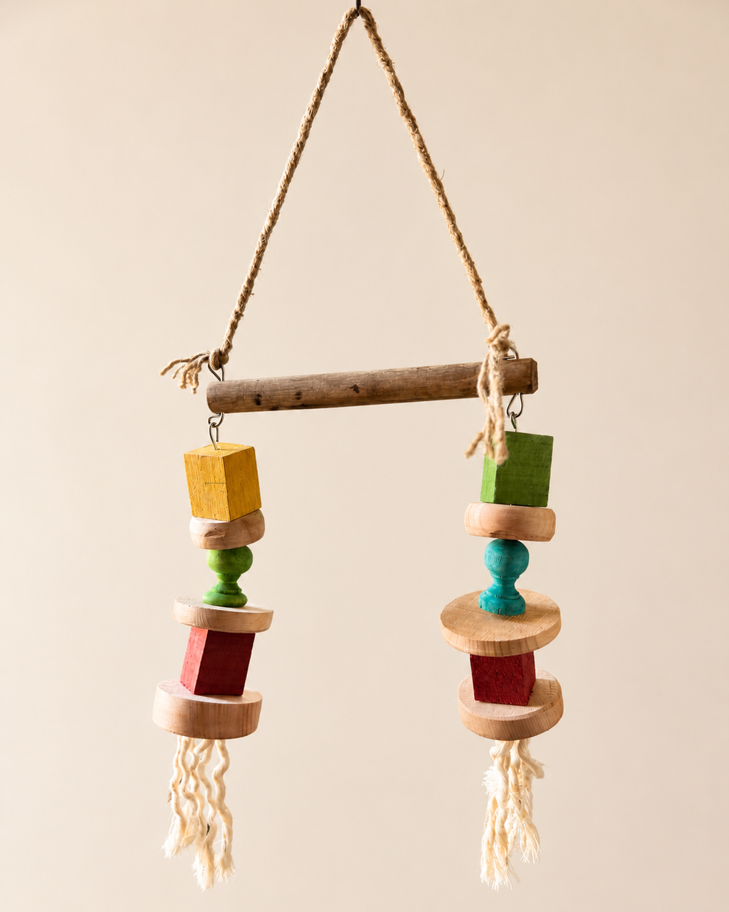 Wooden Bird Ladder with Toys
