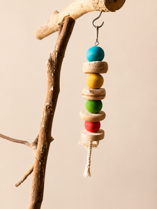 Colorful Wooden Bead Chew Toy